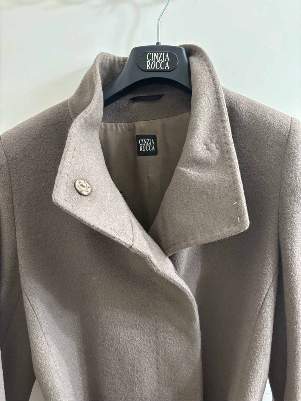 Cinzia Rocca Icons Taupe Trench Coat